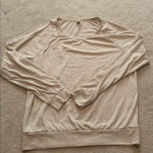Tan athletic shirt